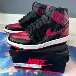 Air Jordan 1 Retro High OG Patent Bred 7.5